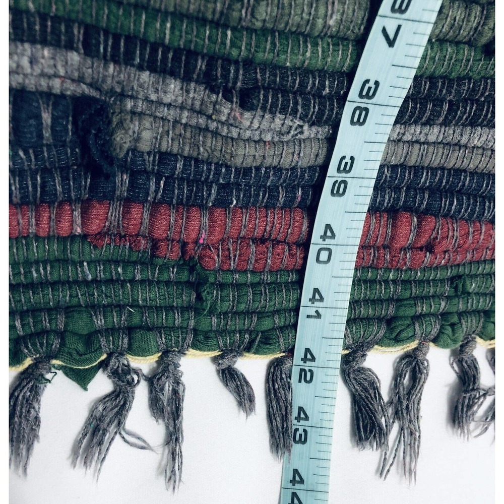 Indian Handmade Chindi Rag Rug Small Rug Ft Throw Rug Washable Hippie Recycled - Picture 4 of 12